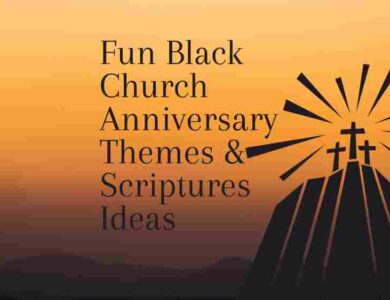 black church anniversary themes and scriptures
