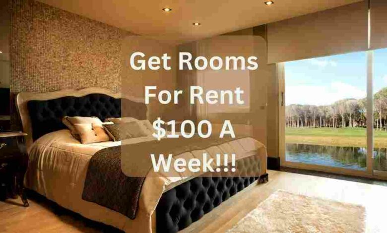 hotel rooms for rent $100 a week