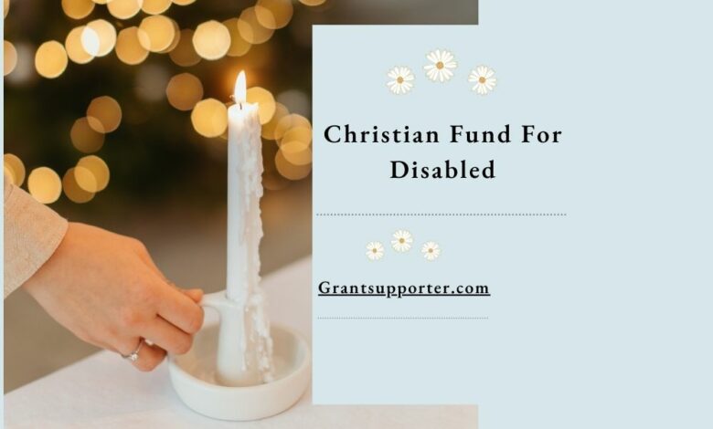 Christian Fund For Disabled