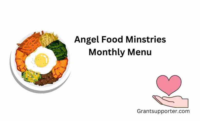 Angel Food Minstries Menu